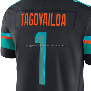 Pronto per la spedizione Jaylen Waddle 2025 rivalità collezione maglia da Football americano cucita di migliore qualità - Product Image 3