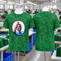 Chemises d'élection unisexes 100 % polyester confortables, impression personnalisée, prix bas, directement de l'usine, OEM