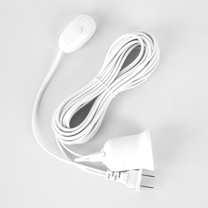 Douille de <span class=keywords><strong>Lampe</strong></span> à Vis E27 pour Usage Domestique, Câble d'Alimentation pour Ampoule LED Économe en Énergie, Câble de Suspension avec Interrupteur et Fiche - Product Image 4