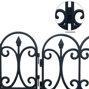 Лидер продаж, европейский стиль, пластиковый вставной садовый забор, практичный садовый забор и небольшой забор - Product Image 2