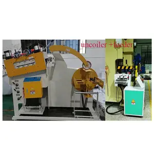 complete production press machine plant roll feeder nc sheet metal coil straightener and unwinder