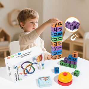 <span class=keywords><strong>Gioco</strong></span> Montessori in Legno per l'Apprendimento delle <span class=keywords><strong>Parole</strong></span>, Cubi Colorati per il Riconoscimento dell'Alfabeto, <span class=keywords><strong>Gioco</strong></span> Educativo per Bambini - Product Image 3