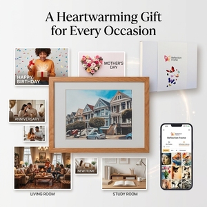 Cadre photo <span class=keywords><strong>E</strong></span> Ink 13,3 pouces avec WiFi, écran <span class=keywords><strong>E</strong></span> Ink à rotation automatique, cadeau pour la famille, Noël - Product Image 3