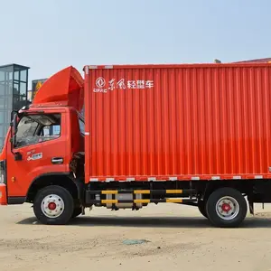 중고 트럭 강한 적재 용량 Dongfeng 4x2 경트럭 2 톤 트럭 선적