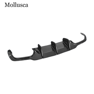 สำหรับ C-Class W204 4 ประตู/2 ประตู รุ่น C63 สไตล์คาร์บอนไฟเบอร์  ลิ้นกันชนหลัง  ดิฟฟิวเซอร์หลัง ปี 2007-2014 - Product Image 3