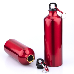 Bouteille d'eau en aluminium à paroi simple Olerd avec logo personnalisé, revêtement en poudre, pour le sport en plein air, avec couvercle DIY et mousqueton d'alpinisme - Product Image 5