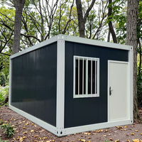 Maison mobile 20 pieds, appartement démontable à deux étages, maison conteneur en acier préfabriquée, maison modulaire portable, panneau sandwich