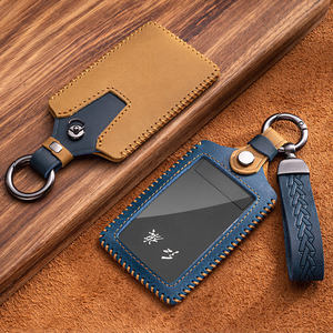 Funda Protectora de Piel Crazy Horse para Llave Inteligente de Hongqi, Serie HS5/HS7/H7/H9, Accesorios para Auto - Product Image 1