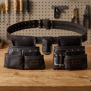 Professional Best Quality Genuine Leather Heavy Duty Tool Bags with OEM Customization Customized Size & Logo - Product Image 4