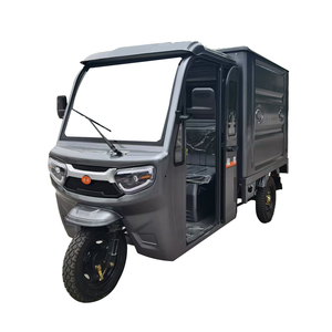 Fourgon de livraison électrique cabine cargo tricycle 60V <span class=keywords><strong>grande</strong></span> moto électrique fermée tricycle à trois roues - Product Image 1