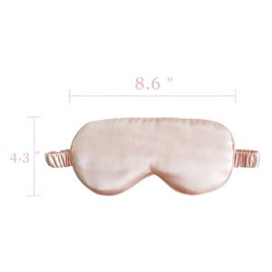 Gloway promosyon özelleştirilmiş ayarlanabilir elastik kayış siperliği körü körüne saten ipek uyku maskesi göz maskesi çantası - Product Image 2