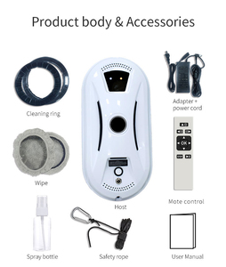 <span class=keywords><strong>Robot</strong></span> de nettoyage de vitres électrique <span class=keywords><strong>professionnel</strong></span> Utilisation intérieure/extérieure Consommation à faible bruit Moteur sans balais Navigation intelligente - Product Image 4