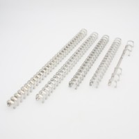 Reliure à 6 anneaux coulissante personnalisée multicolore de 15 mm avec base en plastique blanc esthétique pour carnets de voyage portables A5