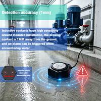 Capteur d'immersion à point unique, sortie RS485 et relais, haute sensibilité pour liquides isolants et conducteurs, alarme de fuite pour salle serveur