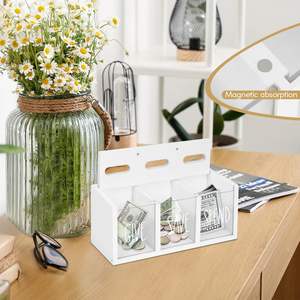 Give Save Spend Money Saving Box <span class=keywords><strong>para</strong></span> niños, <span class=keywords><strong>hucha</strong></span> <span class=keywords><strong>para</strong></span> niños de encimera <span class=keywords><strong>para</strong></span> efectivo diario, bancos <span class=keywords><strong>para</strong></span> niños de montaje en pared <span class=keywords><strong>para</strong></span> <span class=keywords><strong>billetes</strong></span> y monedas - Product Image 6