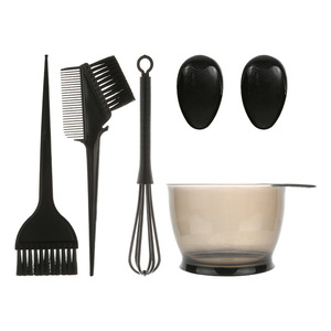 Juego de 5 piezas de herramientas de plástico para teñir el cabello, kit de tratamiento para el cuidado del cabello en salón de belleza - Product Image 1
