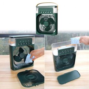 Ventilateur de refroidissement à LED couleur vert armée avec réservoir d'eau pour l'extérieur, vente en gros - Product Image 2