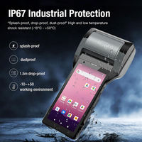 Imprimante thermique 80 mm, scanner de codes-barres, terminal portable Android 12, PDA 6,0 pouces pour les ventes mobiles DSD