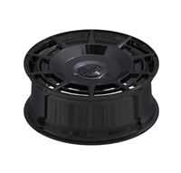 Roues/jantes forgées de style Aerodisc noir brillant personnalisé pour MercdesBenz, Cadillac,BMW, RrangeRover, LandRover, Rolls-Royce