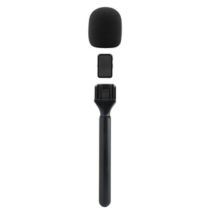 <b>Wireless</b> Mic Handheld Holder Stick Lapel Microphone Phone Camera Studio Vlog Video Recording Interview Microphone Kit - Product Image 1