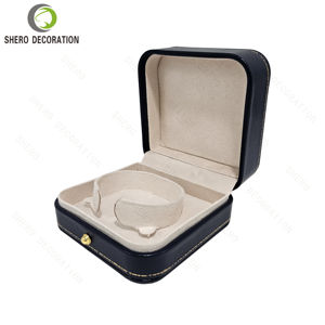 Boîte à bijoux miniature personnalisée, coffret de luxe pour bijoux, ensemble de boîtes en cuir PU vert, rangement et présentation de bijoux - Product Image 3