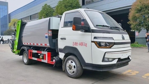 Camion Compacteur de Déchets HOWO pour Sous-sol, Mini Camion de Collecte de Déchets Compressés 4x2, Camion de Transfert de Déchets et Ordures - Product Image 3
