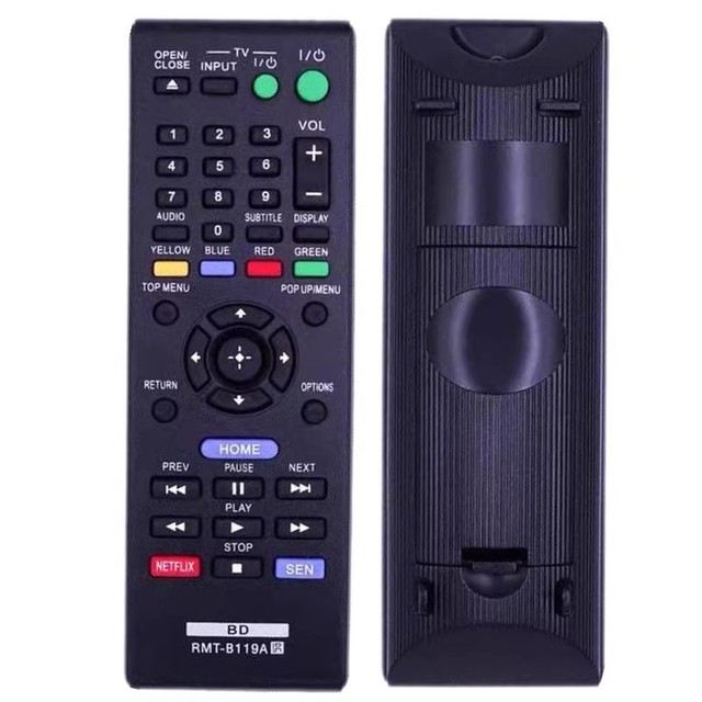 RMT-B119A Remote Control Compatible for Sony DVD BDP-BX59 S390 S590 BX110 S1100 S3100 BX310 BX510 S580 BX510 BX59 BX39