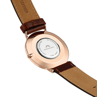 Montre simple et élégante pour homme, cadran 40 mm, modèle DW, acier inoxydable 316L, mouvement japonais GL20, PORSAMO BLEU WATCH U2750G
