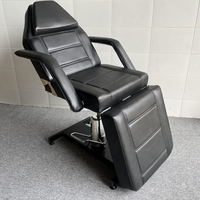 Chaise de beauté hydraulique pour tatouage et piercing, réglable en hauteur