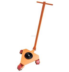 Patines de ruedas <span class=keywords><strong>Dolly</strong></span> giratorias de acero y hierro súper resistentes OEM con asa para máquinas móviles de equipos de contenedores de envío - Product Image 2