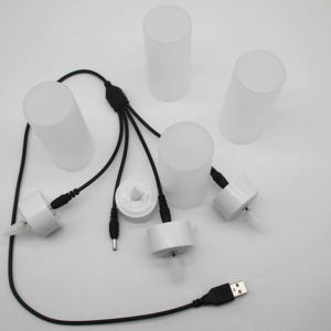 2022热卖u盘充电迷你茶灯发光二极管无焰茶蜡烛暖白色照明 - Product Image 1