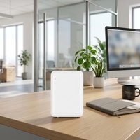 Diffuseur d'arômes sans eau à deux fluides, contrôlé par application, capacité de 160 ml, alimentation par batterie/électrique, utilisation en hôtel, montage mural ou sur table