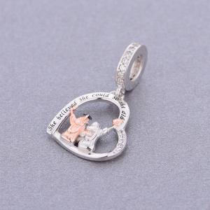 Fit Original Pan Charms Bracelet 925 Sterling Silver Tree Teacher Book Apple Bead For Women Jewelry Making - Product Image 3