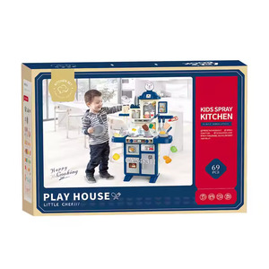 Spray simulado Juguete de cocina para niños Juguete de cocina Juego de simulación Traje de cocina con luz y sonido - Product Image 4