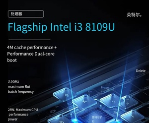 Portátil Empresarial con Pantalla Táctil de 16 Pulgadas y 180 Grados °   Teclado RGB Hinge, Reconocimiento Facial, <span class=keywords><strong>Intel</strong></span> <span class=keywords><strong>I3</strong></span> 8109, Almacenamiento Dual, Batería de 5000 mAh - Product Image 3