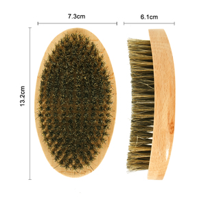 Brosses et peignes à barbe pour hommes, Logo personnalisé, organique, poils <span class=keywords><strong>de</strong></span> bobo, plage, en bois, noir, vente en gros, livraison gratuite - Product Image 4