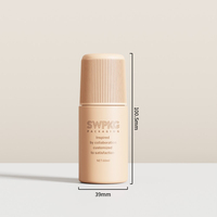 Botol Roll-on plastik PP 60ml botol deodoran parfum tubuh kemasan kosmetik