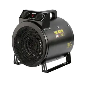 2000W Thermostat Adjustable Electric Air Blower Electric Garden Fan Heatesr Indoor Heater