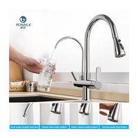 Purification de l'eau trois en un Robinets télescopiques réglables Mélangeurs et robinets Robinet de lavabo Robinet de cuisine