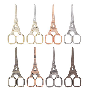 Tijeras vintage con diseño de Torre Eiffel, pequeñas, de acero inoxidable, portátiles, para cortar papel, para uso doméstico, costura y manualidades. - Product Image 4