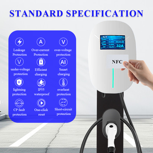 Estación de Carga para Vehículos Eléctricos <span class=keywords><strong>Wallbox</strong></span> de 22 kW CA/CC, Tipo 1, Montaje en Pared, OCPP 1.6, RFID, Comercial, Trifásica, 32 A, Nueva - Product Image 2