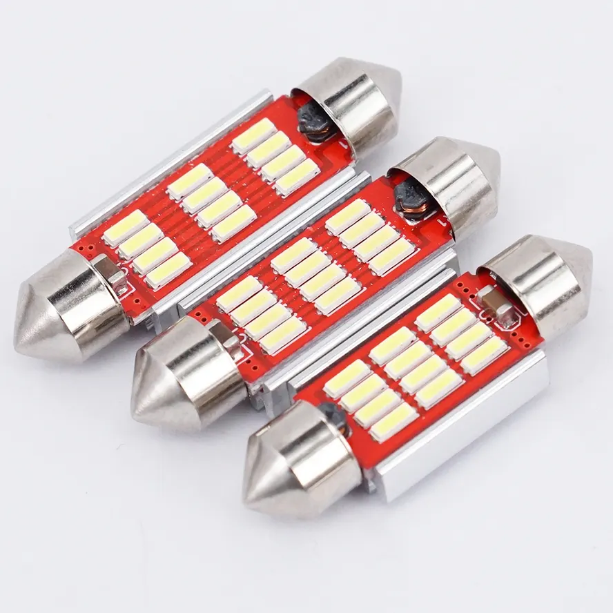 Led Car Light Festoon 4014 31mm 36mm 39mm 41mm Auto C5w led Reading interior Light Led License bulbs Auto Lighting Systems