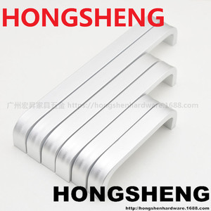 Poignée de meuble en alliage d'aluminium en forme de U pour tiroir, armoire, porte, design minimaliste, durable, type barre solide - Product Image 4
