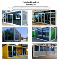 Maisons conteneurs personnalisables de 40 pouces à assemblage rapide, disponibles en plusieurs couleurs, pour hôtels, bureaux, dortoirs et villas - Conception durable