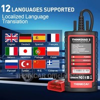 Escáner OBD2 Thinkcar Thinkdiag 2 Thinkdiag2 para IOS y Android, Compatible con CAN FD, Herramienta de Diagnóstico de Automóviles con Bluetooth, Escáner OBD2