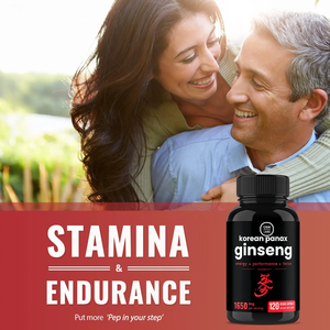 <span class=keywords><strong>Capsules</strong></span> de <span class=keywords><strong>Ginseng</strong></span> Coréen et Extrait de Curcuma Rouge en Poudre OEM/ODM Marque Privée – Énergie, Concentration et Performance pour Adultes - Product Image 3