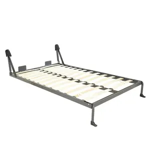 Kit hardware salvaspazio nascosto meccanismo per letto a parete pieghevole verticale bianco