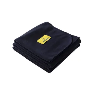 Groothandel Geruit Ontwerp 100% Polyester Polar Fleece Promotie Luchtvaartdeken