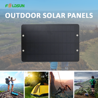 Solution d'alimentation hors réseau, panneau solaire Foldsun PERC haute efficacité 22,4 %, silicium monocristallin, taille personnalisée, vente en gros, CE