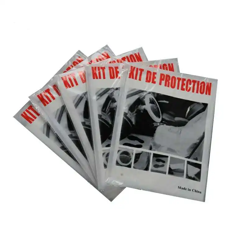 Universele Auto Accessoires Draagbare Wegwerp Plastic Autostoel Bescherm Cover